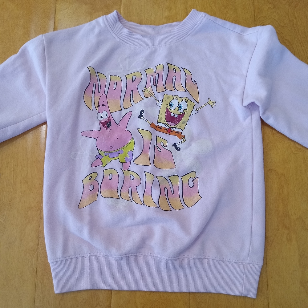 Pink girls sweater SpongeBob SquarePants - Picture 3 of 3
